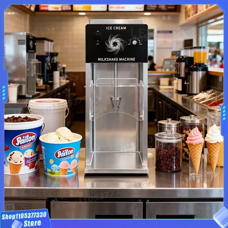 High Speed Commercial Milkshake Mixer 304 Stainless Steel Blender for Cafe Restaurant Bubble Tea Shop Heavy Duty Drink Maker