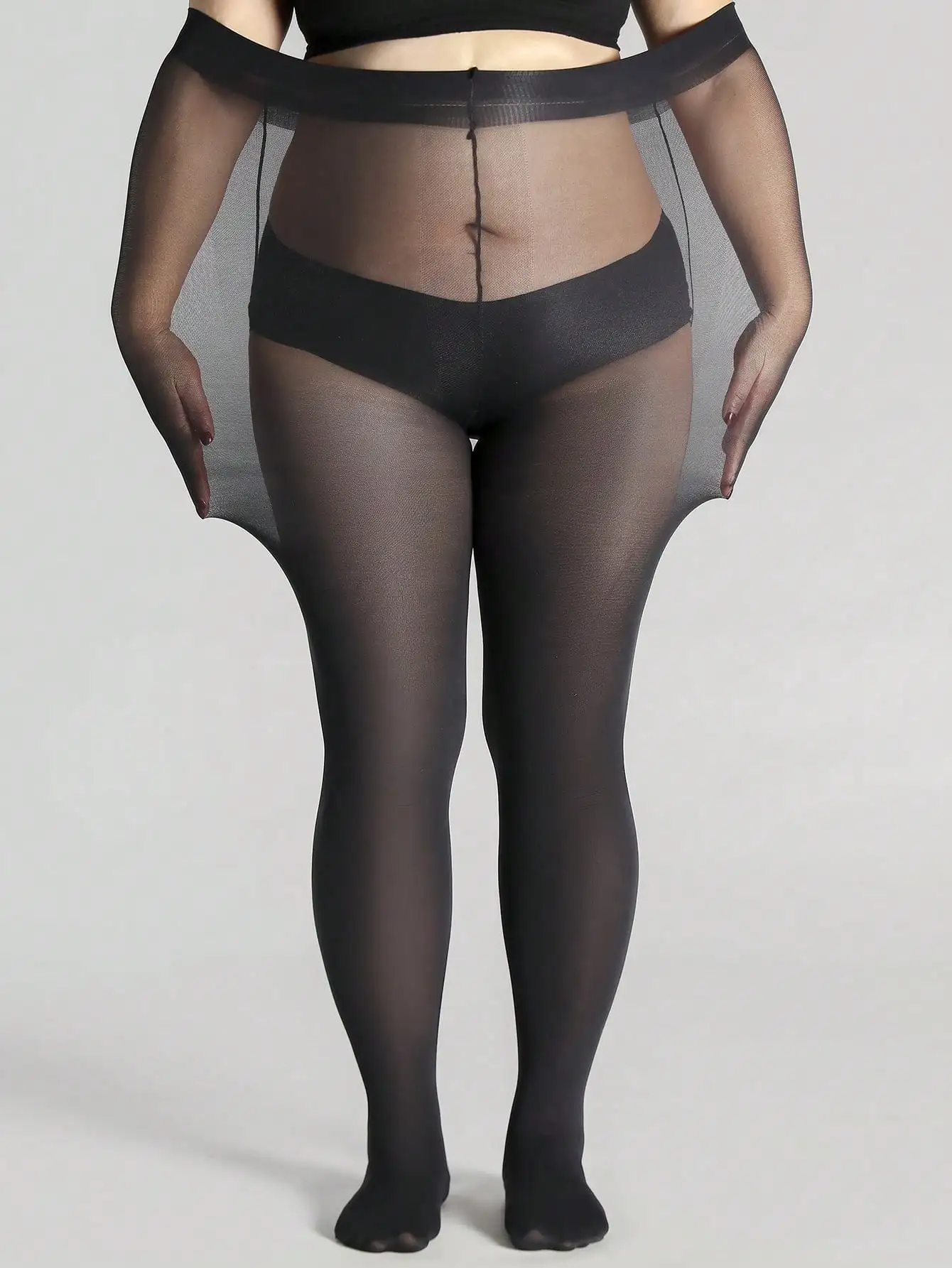 1 PC Opaque Matte Black Pantyhose High Elastic Anti-Snag Women Halloween Dark Style Party Daily Sheer Tights