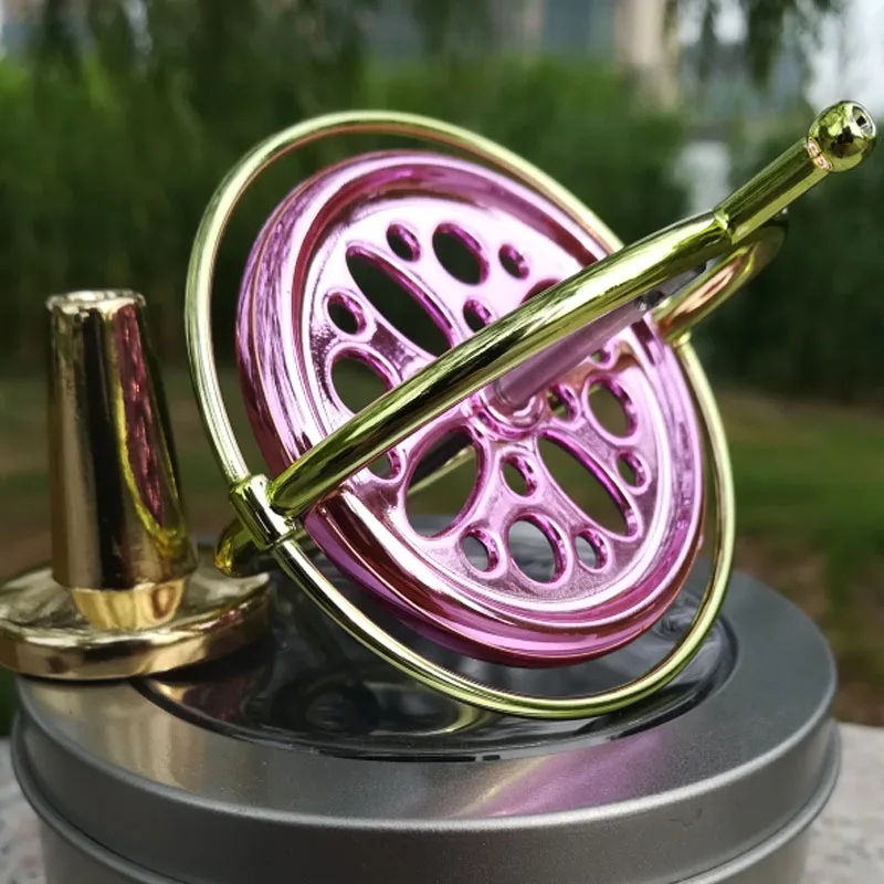 Physics Anti gravity Teaching Classic Balancer Metal Classic Gyroscope Toy Gift Festival Gift Collection