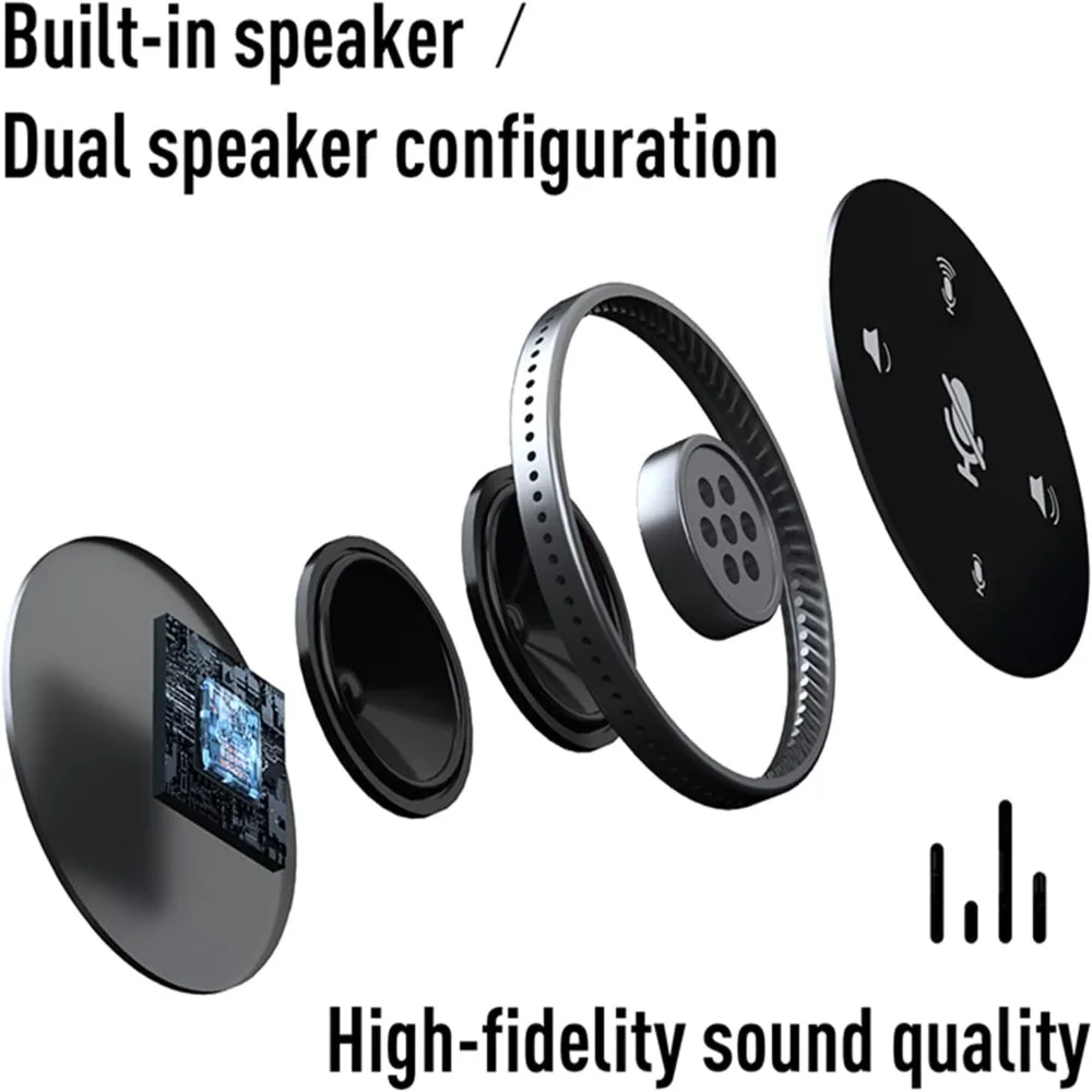 Portable PVC Microphone USB 360° Voice Pickup USB Conference Microphone Touch Sensor Mute Noise Cancellation Computer Mic Calls