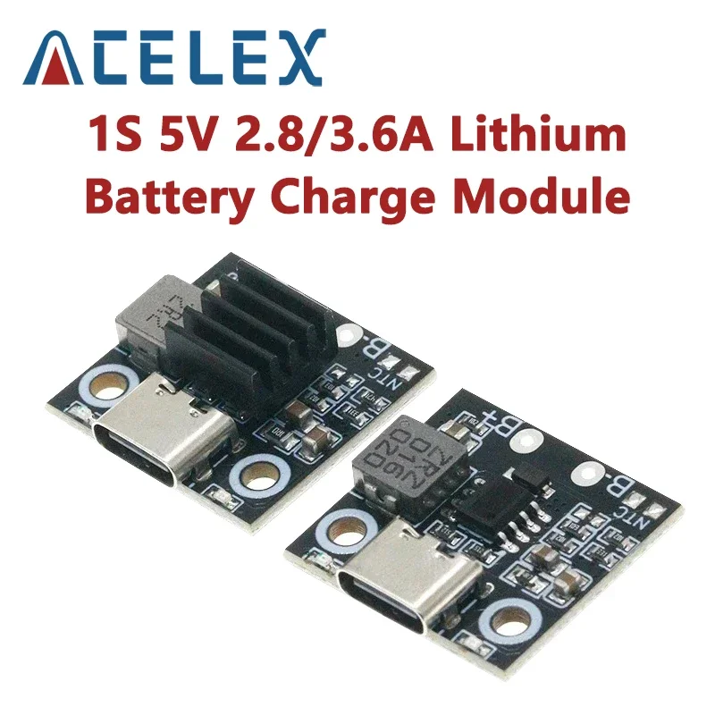 1S Li-Ion Battery Charging Module 5V Power Supply with Charge Indicator USB Boost Boost Power Module for DIY Charger