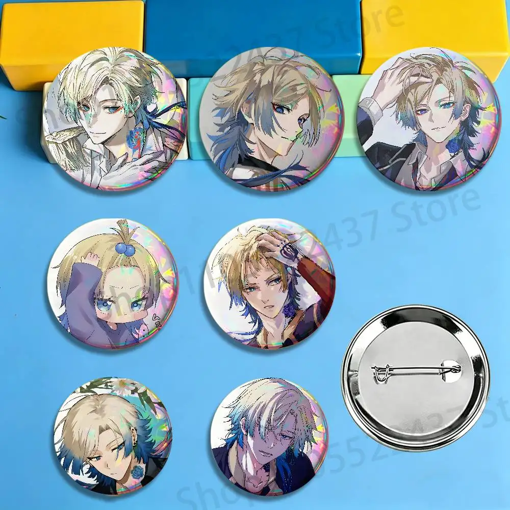 Cute Michael K-Kaiser Cartoon Brooches for Bag Decor Jewelry Accessories Gift 25/32/44/58/75mm Round Cartoon Badges