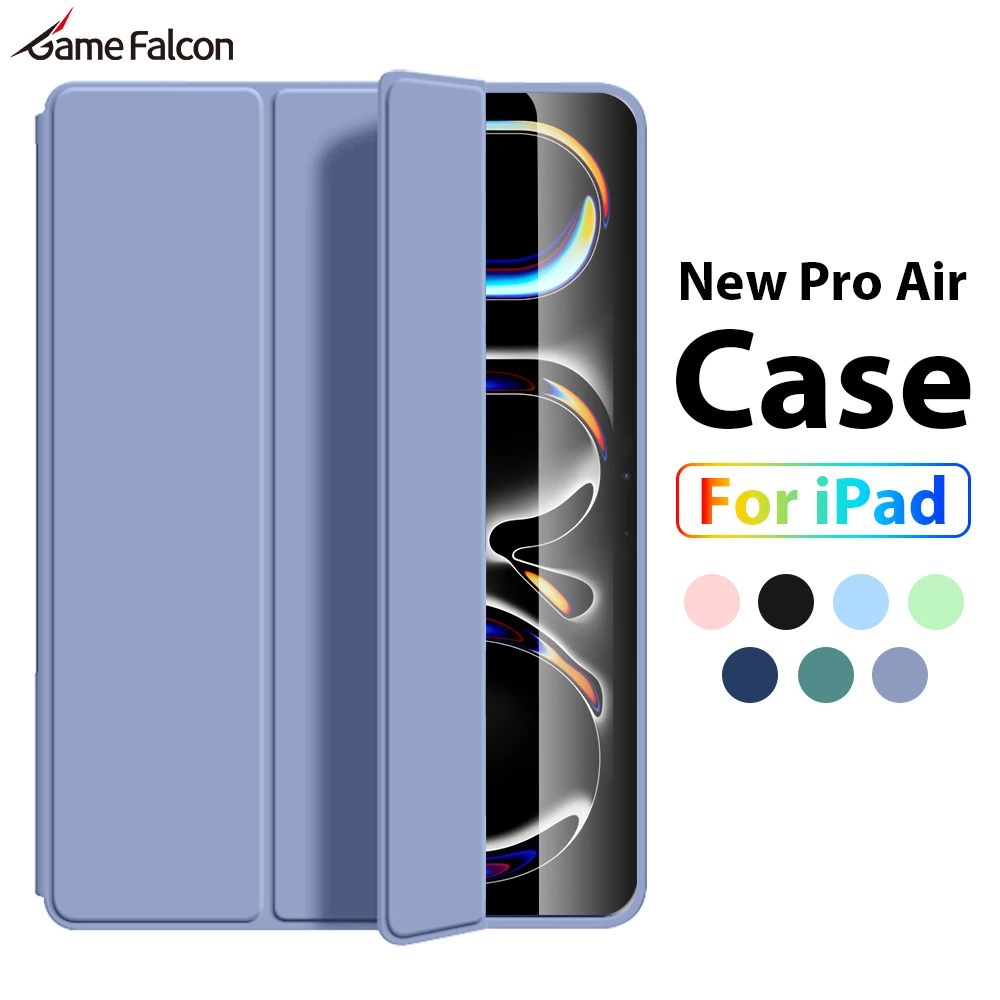 Case For Ipad Pro 13 11 12.9 10 9 9th 10th Generation 2024 Funda For Ipad Air 5 4 5th 4th Mini 6 3 2 M4 M2 10.2 10.5 10.9 Cover