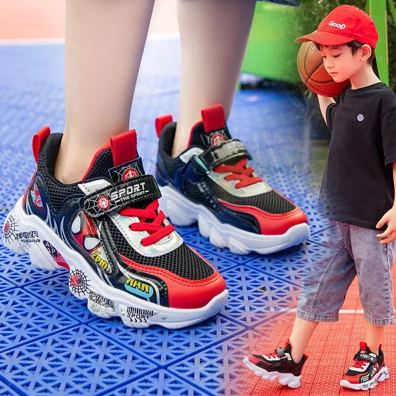 Children Shoe Mesh Breathable Casual Sneaker for Boy Kid Shoe for Girl Fashionable Running Shoe Soft Sole Basketball Shoe Tenis