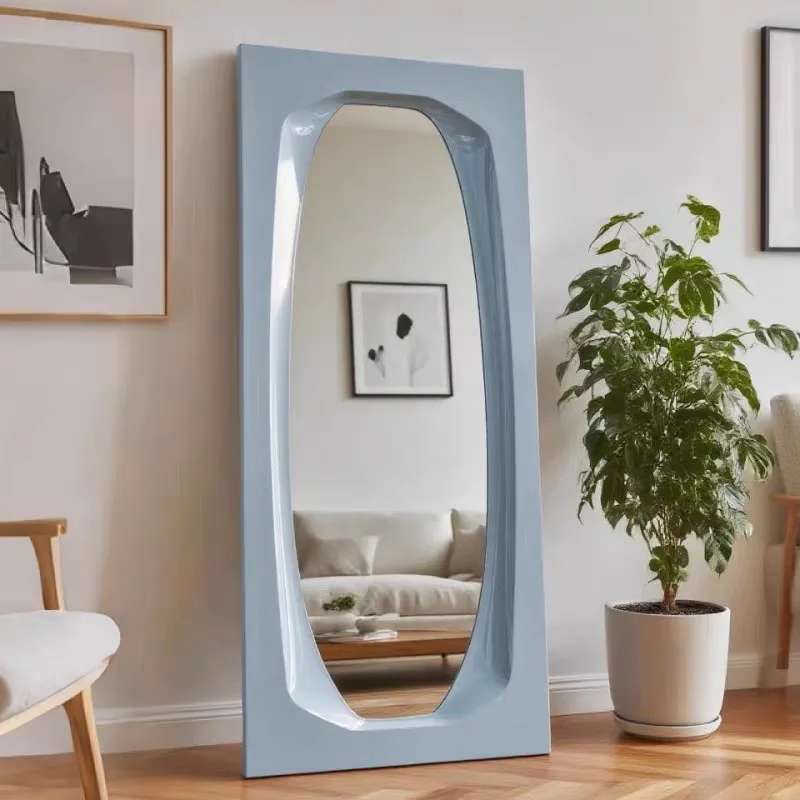 Funky Garden Decorative Mirrors Long Luxury Girls Aesthetic Full Body Mirror Modern Items Art Portable Espelhos Home Products