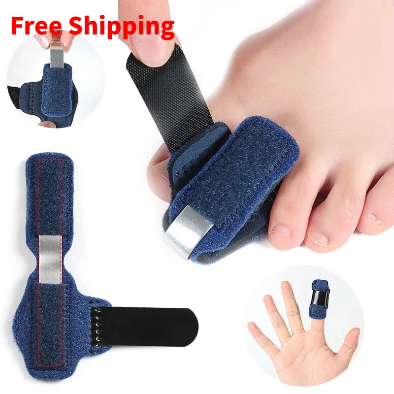 

1PCS Toe Splint Finger Straightener Bent Claw Toe Corrector Alignment Protector Feet Care Correction Adjustable Orthopedic