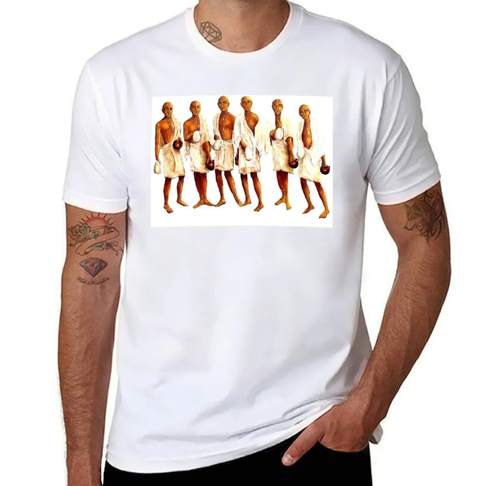 

Six Goswamis of Vrindavan T-Shirt t shirts for man cotton man graphic t shirt t shirts for man pack cotton T-Shirt