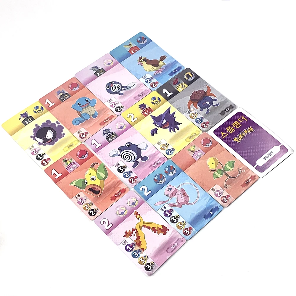 Pokémon Edition Board Game Korean Version Card Game Introductory Strategy Pokémon Party Game Holiday Game Collecting Hobby Cards