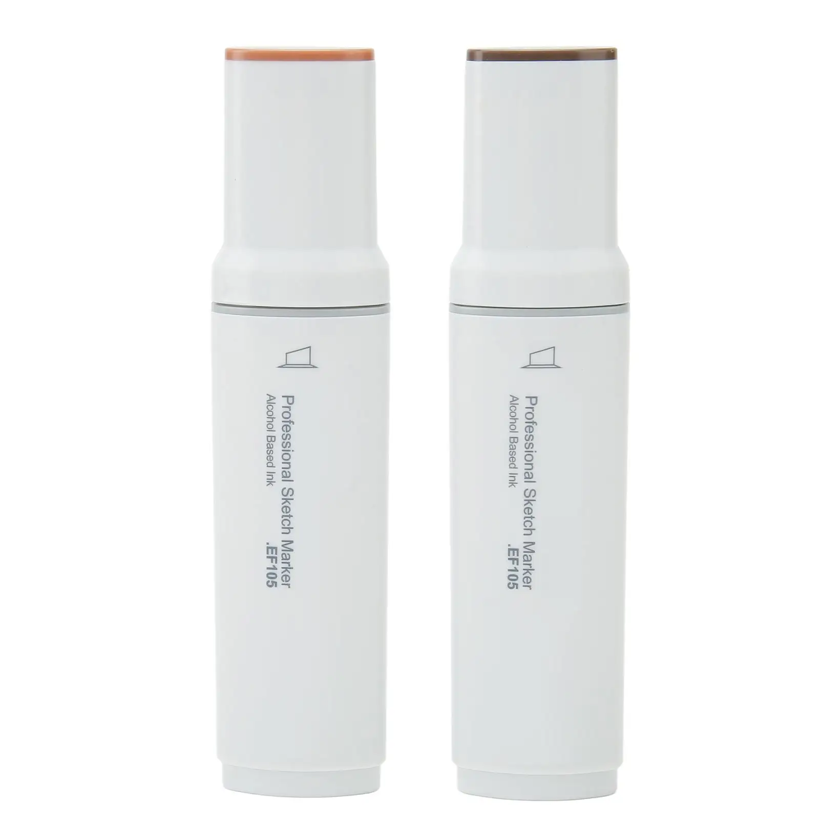 2pcs Jumbo Markers Professional Quick Drying Even Ink Absorption Alcoholic Large Wide Tip Markers