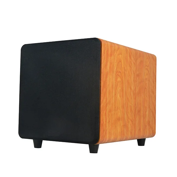Som de áudio boa profundidade potência de madeira 8 polegadas 8 "alimentado 150W RMS Home Theater Cinema Bass Activo
