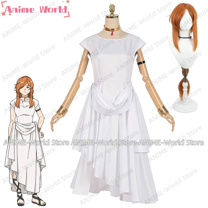 

《Custom Size》Anime Frieren: Beyond Journey's End Frieren Flamme Cosplay Costume Dress Party Suit Halloween Uniforms Wig Women