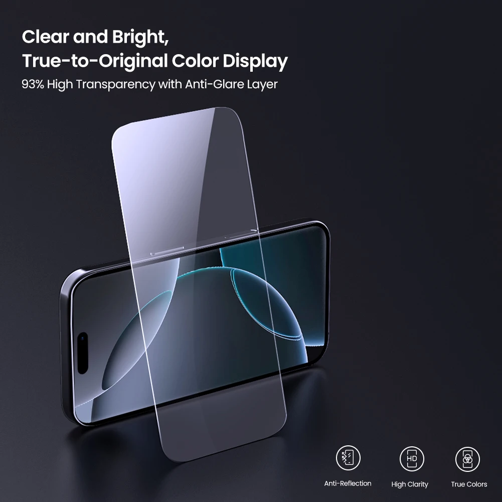 

Nillkin For iPhone 17 Pro Max 17 PRO AIR H+PRO High definition tempered glass half screen protective film sticking tool