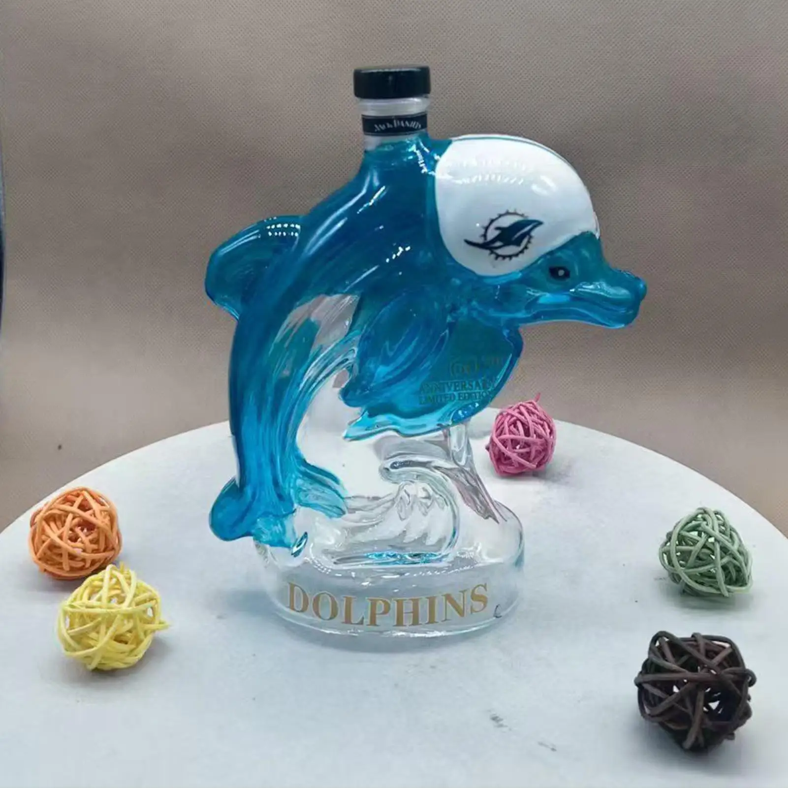 

Бутылки для виски, диспенсер для китов, прозрачный декоративный 320 мл, пустой графин для ликера для мужчин, папа, семейная вечеринка, питьевое вино, водка