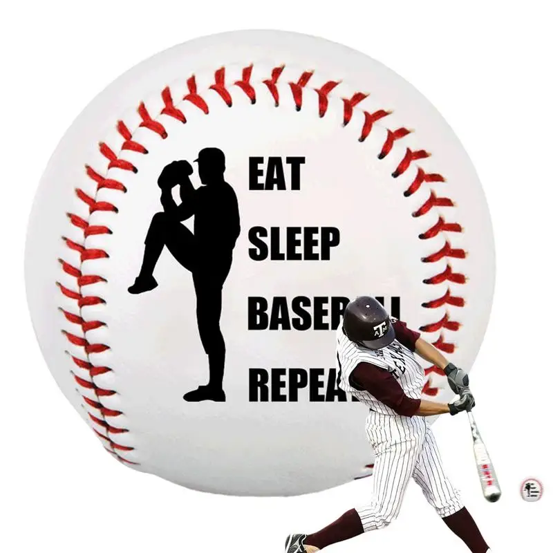 

Cork Ball Baseball Well-Stitched Practice Baseball Standard Size Professional Quality Official Training Ball For Effective