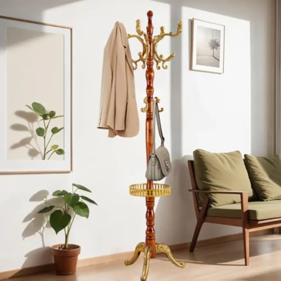 73 In Wood Coat Rac…