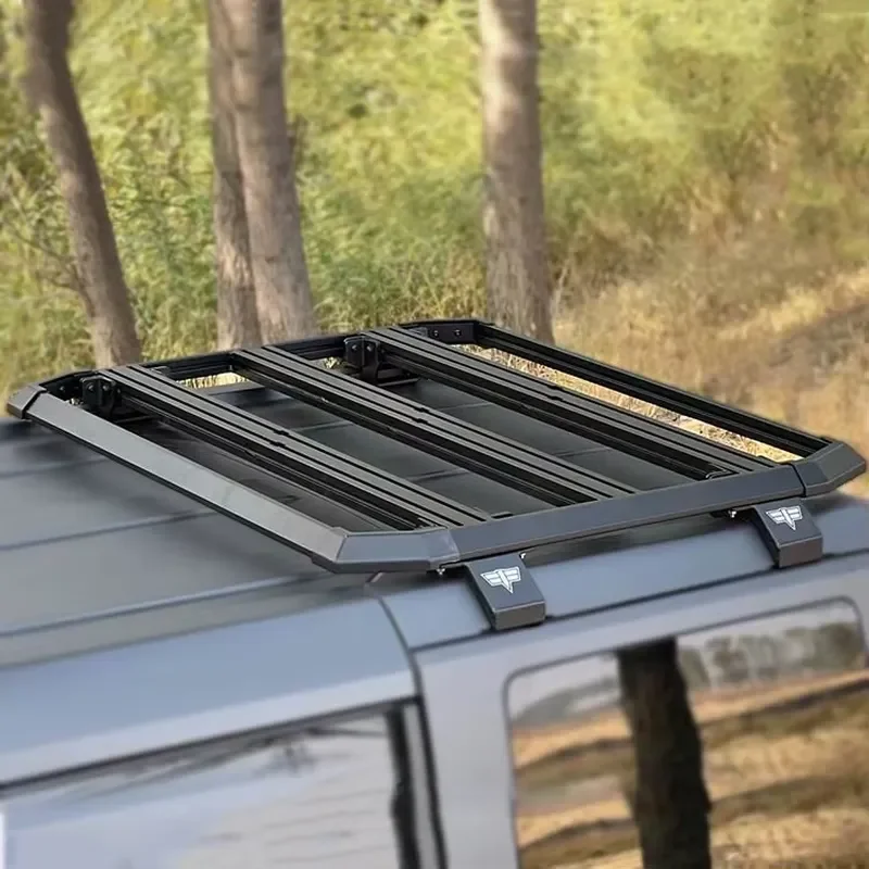 Small for Bronco Car Roof Rack Cargo Carrier Luggage Holder for Vehicle Top Mount Cross Bar Storage Compact Design