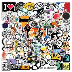 10/50pcs Cool MTB Mountain Road Bike Stickers Vinyl Frame Protection Decals DIY Travel Luggage Phone Laptop Bottle Car Sticker