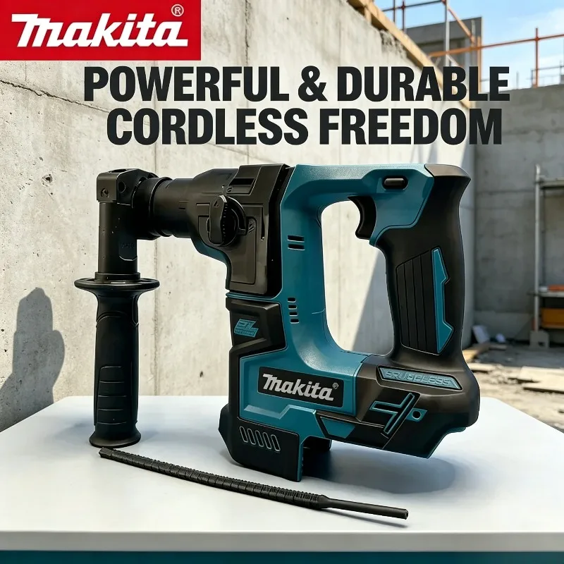 

Makita 18V Lithium Battery Cordless Brushless Hammer Wireless Drills Makita 18v Power Tools Brushless Electric Hammer l HR140D