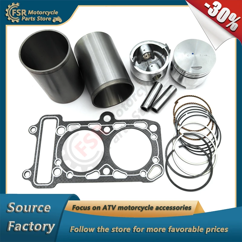 

Cylinder liner piston ring gasket kit,Fits Kinroad buggy 650 XT650GK & Joyner 650 JNSZ650DLB,276Q-03001 276Q-01021 276Q-03200