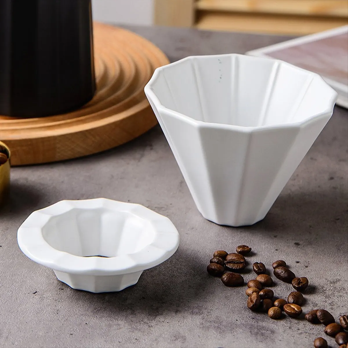 filtre-anti-goutte-pour-cafe-a36r-1-a-2-tasses-goutteur-de-cafe-en-ceramique-verseur-permanent-sur-cafetiere-avec-support-separe-pour-filte-400ml