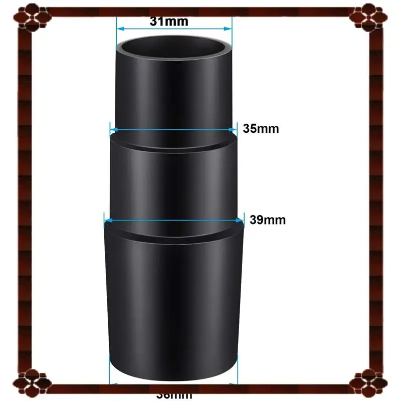 24-часовая доставка, 2 шт., адаптер для вакуумного шланга, универсальный адаптер-конвертер, редуктор для шланга 32 мм, 35 мм, 40 мм для большинства пылесосов