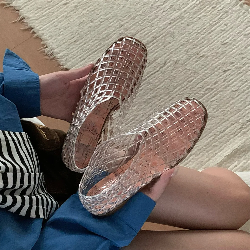 2026 Women's Sandals PVC Breathable Summer Outerwear Baotou Bag and Casual luxury brand Sandals view 3