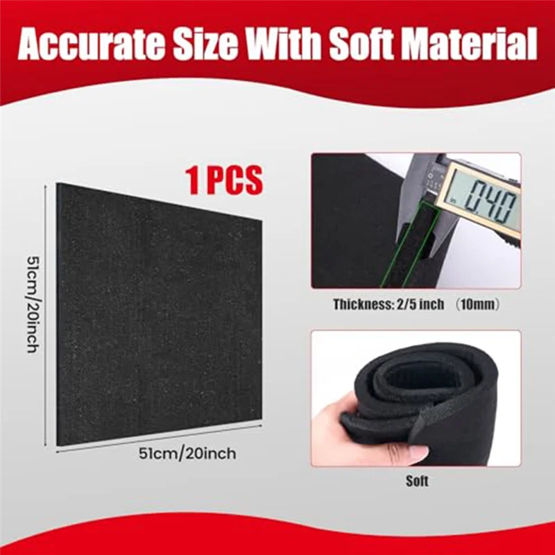 Heat Resistant Soldering Mat, 10Mm Thick Fireproof Welding Blanket, For HVAC, Plumbing, Welding