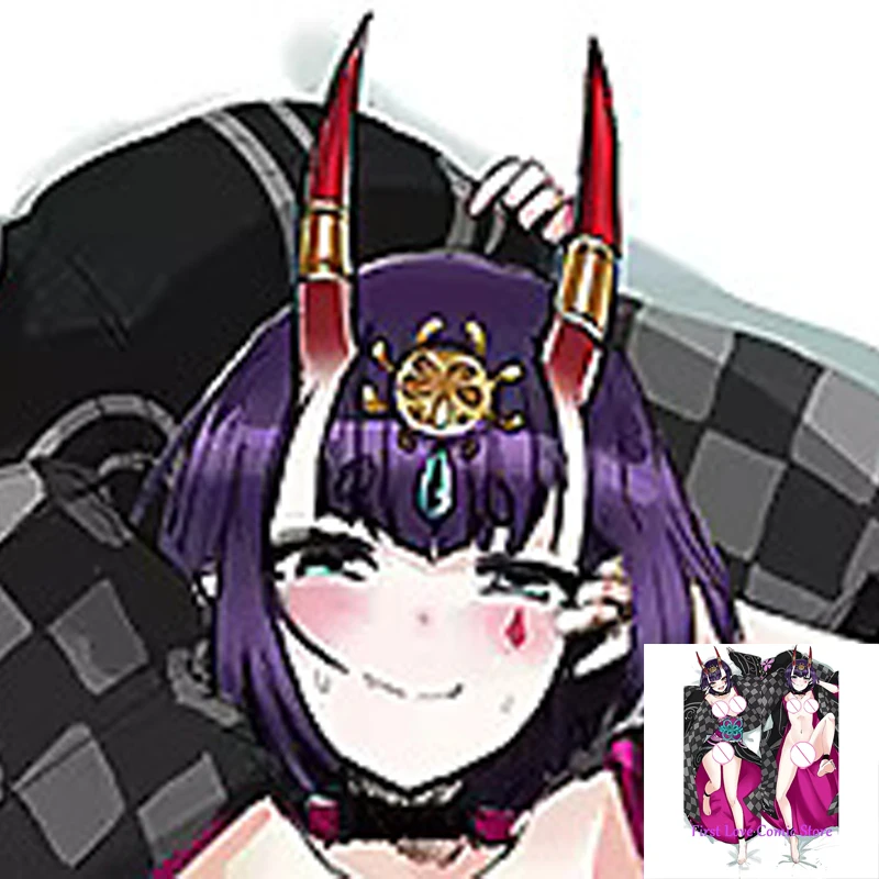 

Dakimakura Anime Pillow Case Shuten-doji Pillow Cover Halloween Christmas Decoration 2023