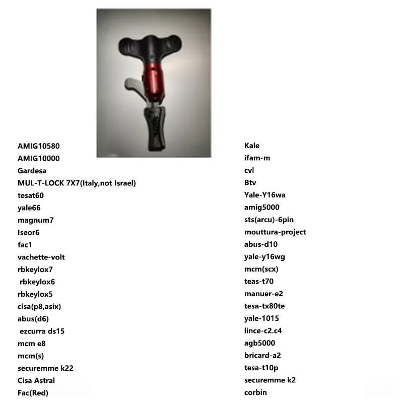 No.22 KALE 164 KALE-164 Topolino Lock Pick Decoder Key European Euro Smart Key Cylinder Lock Opener Locksmith Tool