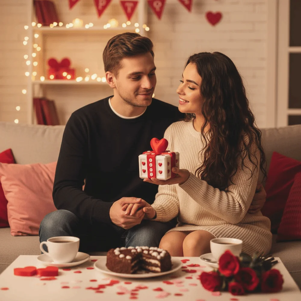 

Funny Annoying Gift Box Creative Love Heart Prank Storage Box Novelty 3D Printed Figurines Puzzle Box Ornament