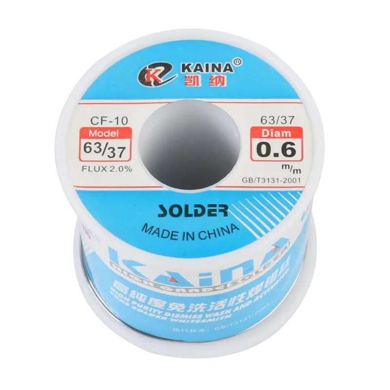 KAINA 0.4/0.5/0.6/0.8/1mm 450g Solder Wire 63/37 Tin Lead Tin Wire Solder Rosin Core Solder Flux Soldering Welding