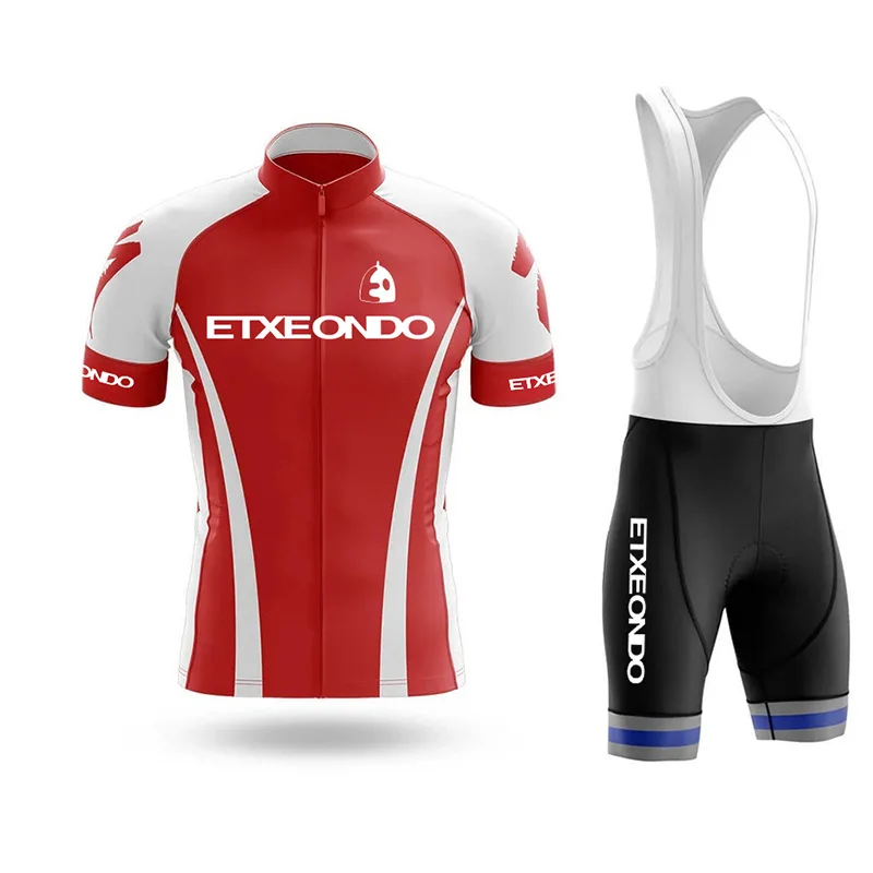 Etxeondo Men's Lightweight Road Cycling Jersey Breathable Moisture-Wicking Quick-Dry Cycling Shirt for Comfortable Performance