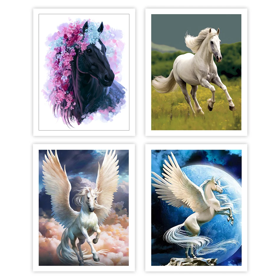 Art Craft Horse - Pintura por Números Sem Moldura (1