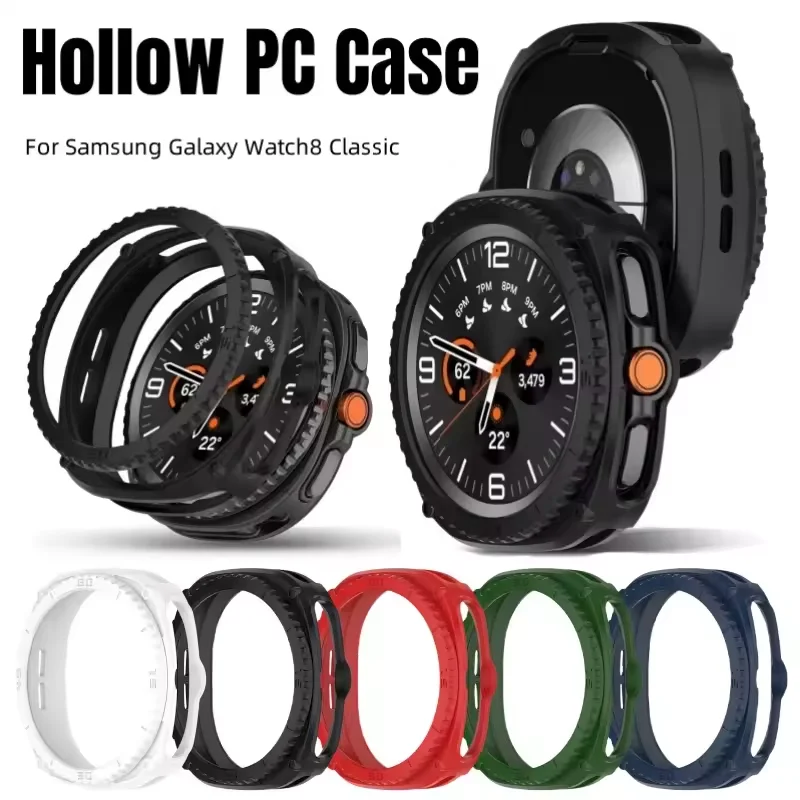 

Прочный безель + мягкий чехол-бампер из ТПУ для Samsung Galaxy Watch 8 classic 46 мм, защитный чехол Galaxy Watch 8, классическая защита