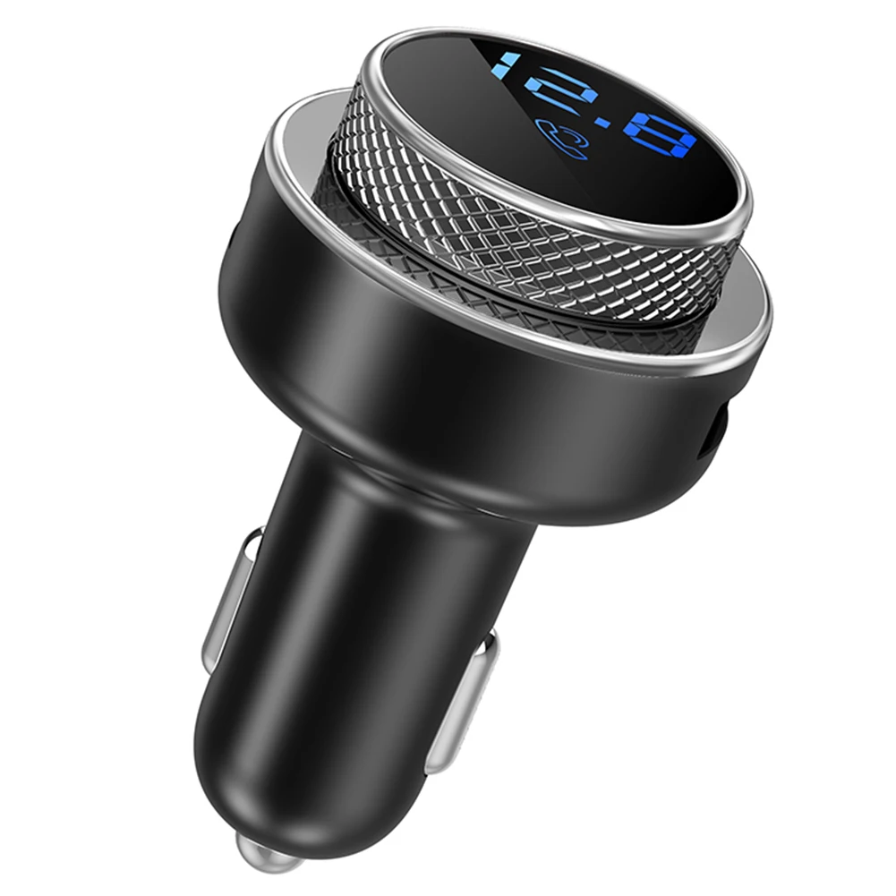 

Двойной USB FM-передатчик Bluetooth-совместимый MP3-плеер с громкой связью GC16 QC3.0 Автомобильное зарядное устройство Уникальные детали Портативные автомобильные украшения