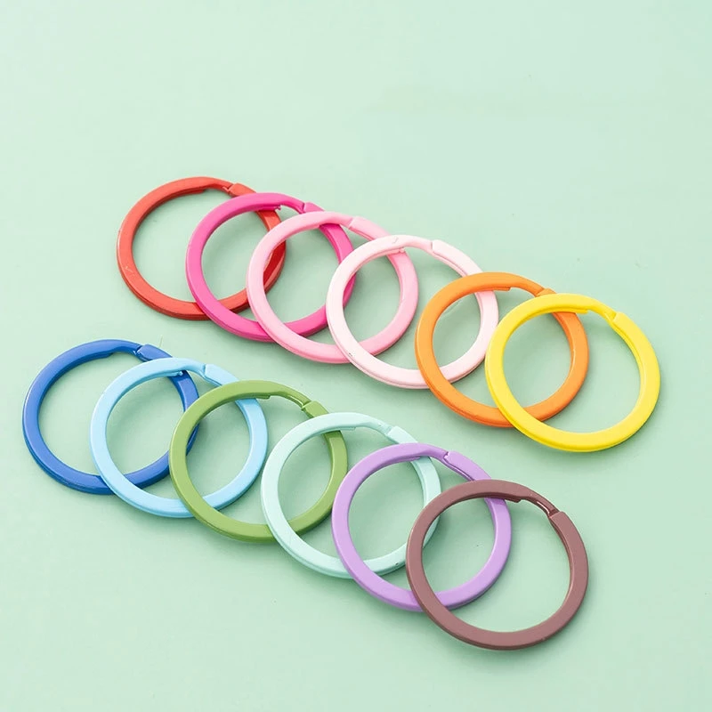 5pcs 30mm Key Chain Ring for DIY Jewelry Craft Making Keychain Bag Clasp keychain Handmade Part Accessories Materials Supplies 