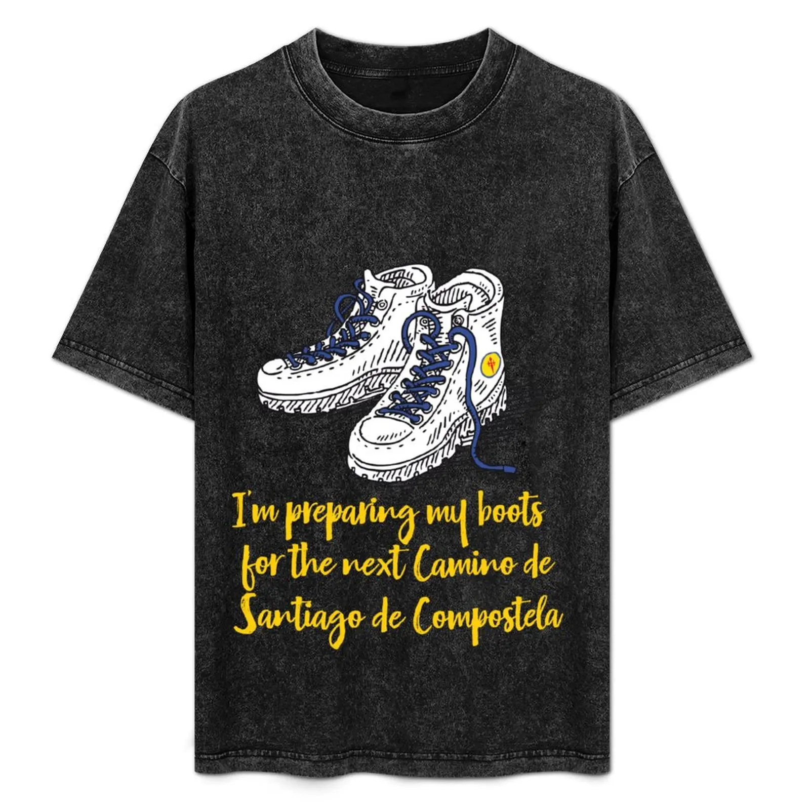 

i'm preparing for the next camino de Santiago de Compostela T-Shirt clothes Clothing mens graphic t-shirts