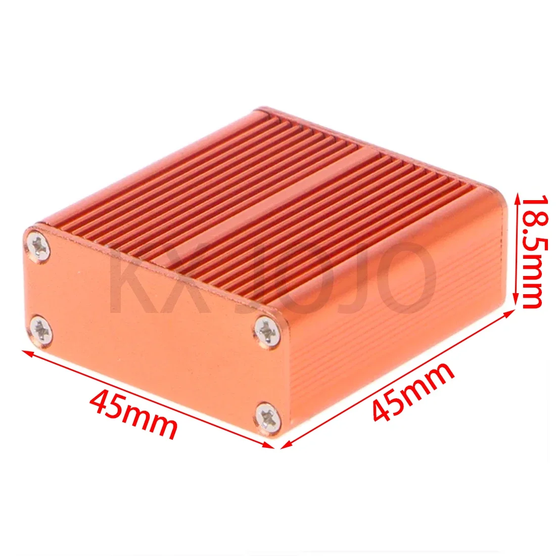 Aluminum Enclosure 45*18.5*45mm Waterproof Integrated Box Gold Type Case Electronic Box DIY Power Housing Instrument