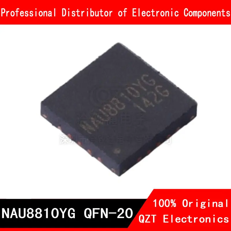 10pcs/lot NAU8810YG QFN NAU8810 NAU8810Y QFN-20 new original In Stock