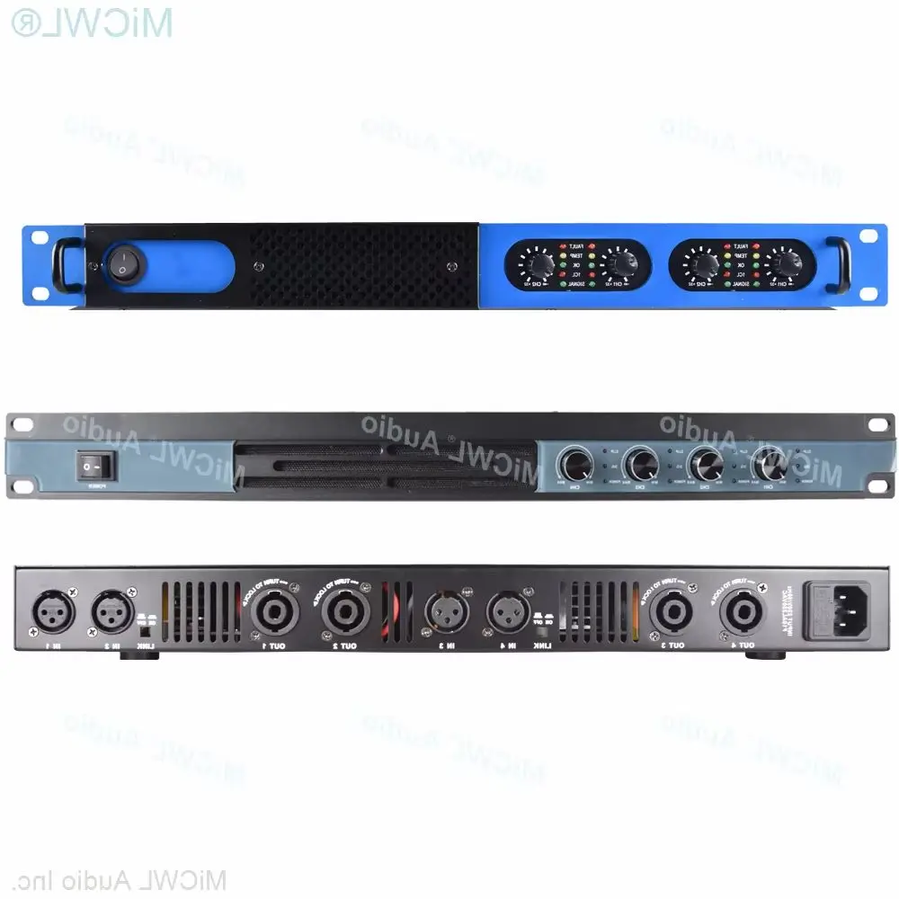 

New Generation Digital Power Amplifier 6400W Classic 4 Channel 6400 Watt Drive Frequency and Subwoofer Speaker Audio PA AMP