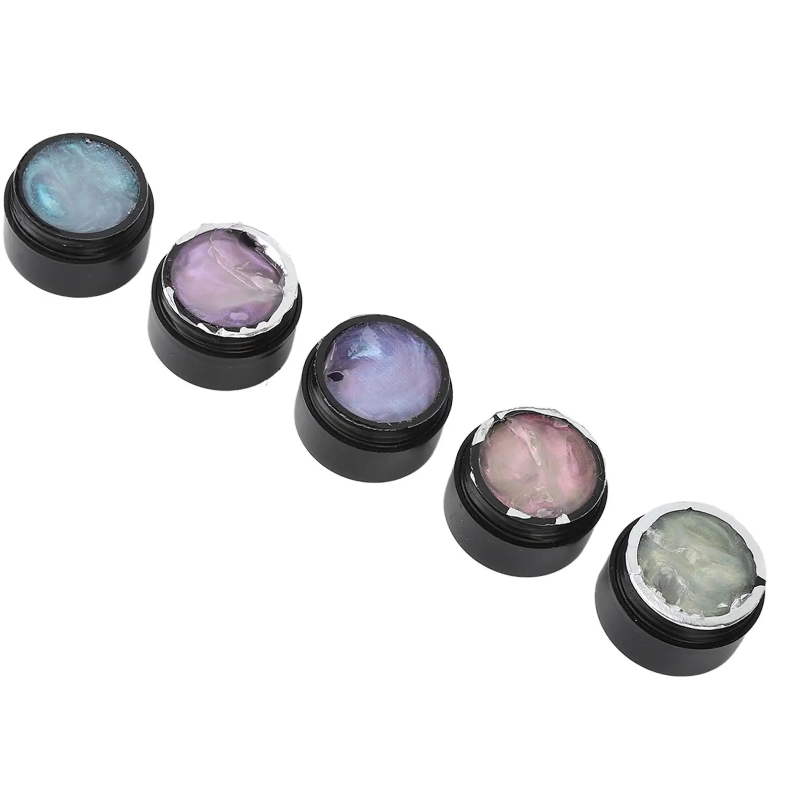 5 Colors Holographic Nail Extension Gel – Safe & Unique Sculpture Gel for Home Salon