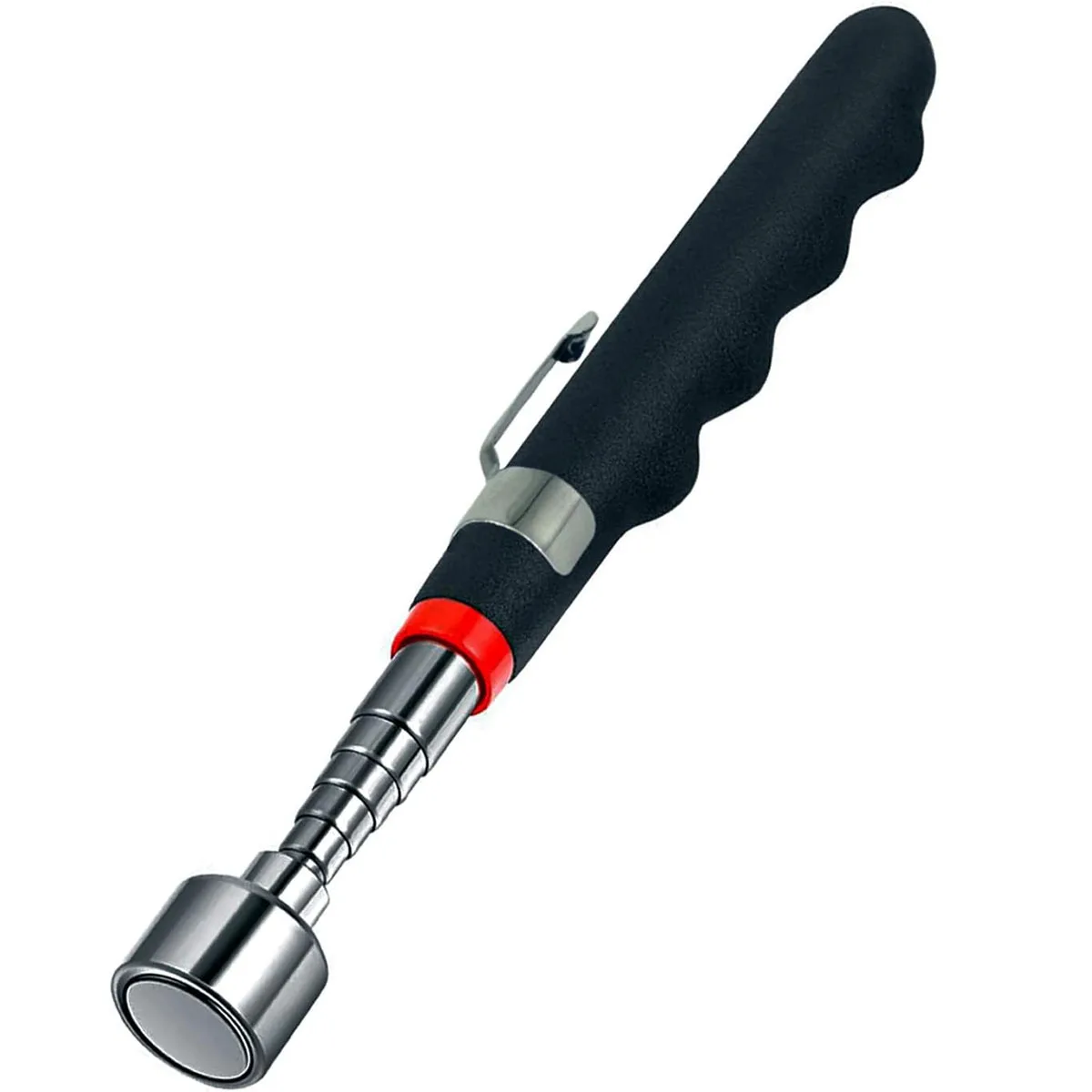 1.5-20LB Telescoping Magnetic Pickup Tool - Multi-Strength Stainless Steel Grabber with Ergonomic Non-Slip Grip, Manual Handheld