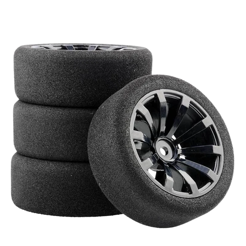 لسيارة رياضية مسطحة 1/10 RS4 كيوشو FW06 ساكورا D4 TT02 إطار إسفنجي للسيارة الرياضية المسطحة، أصفر