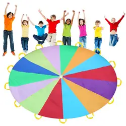 Gigante Parachute Brinquedos para Crianças, Elementary School Ginástica Equipamento, Jogos ao ar livre, Drop Ship