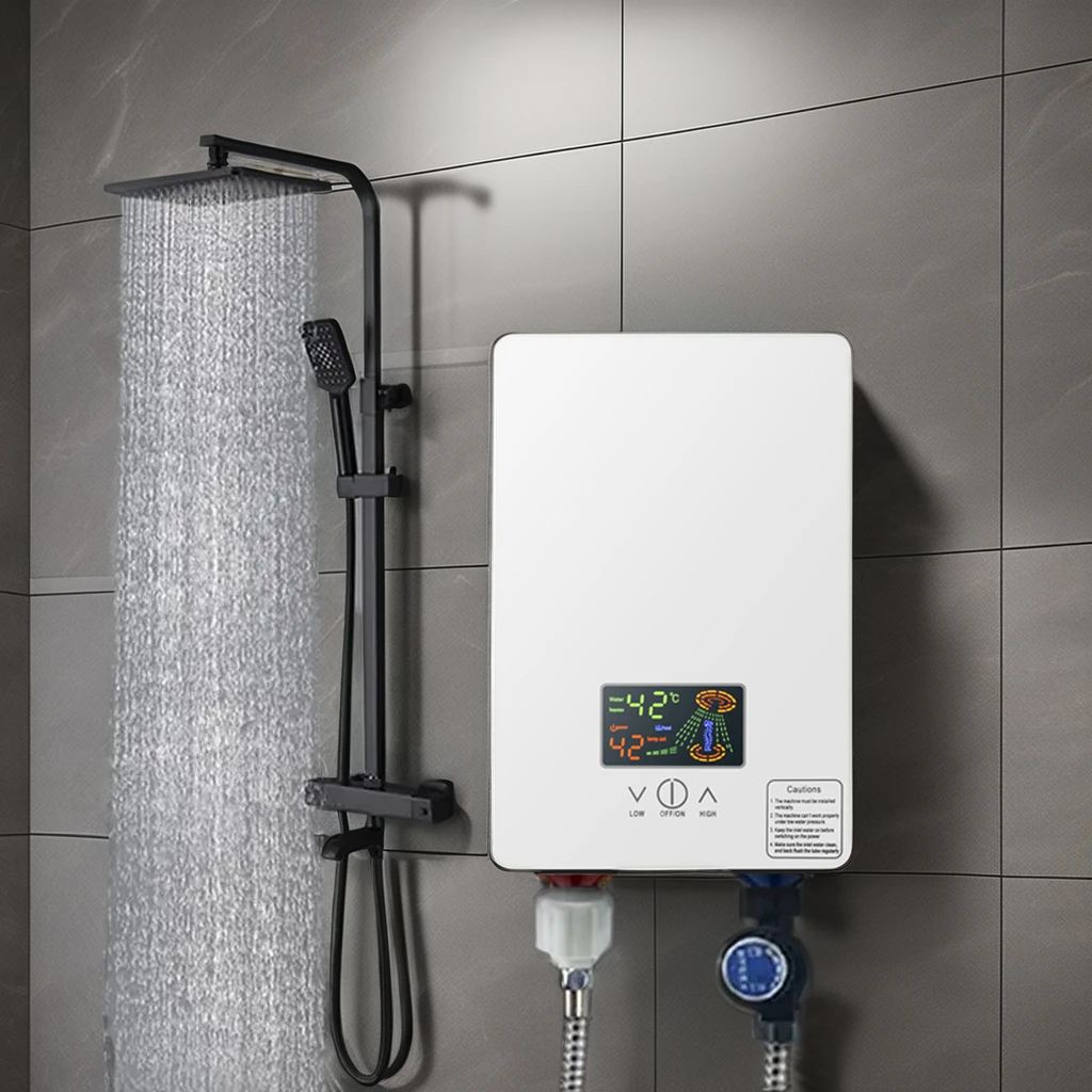 220-240v 4500w Home Appliance Led Digital Display Instant Water Heater In Stock