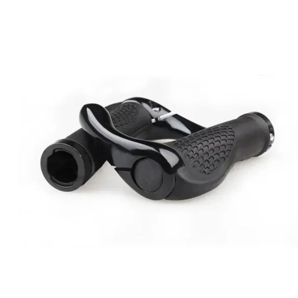AliExpress NONE 1 Pair Bicycle Handle Grips, Ergonomic Non-Slip Lock, Handle Cover, Aluminum Alloy Rubber Grips, Mountain Bike Accessories