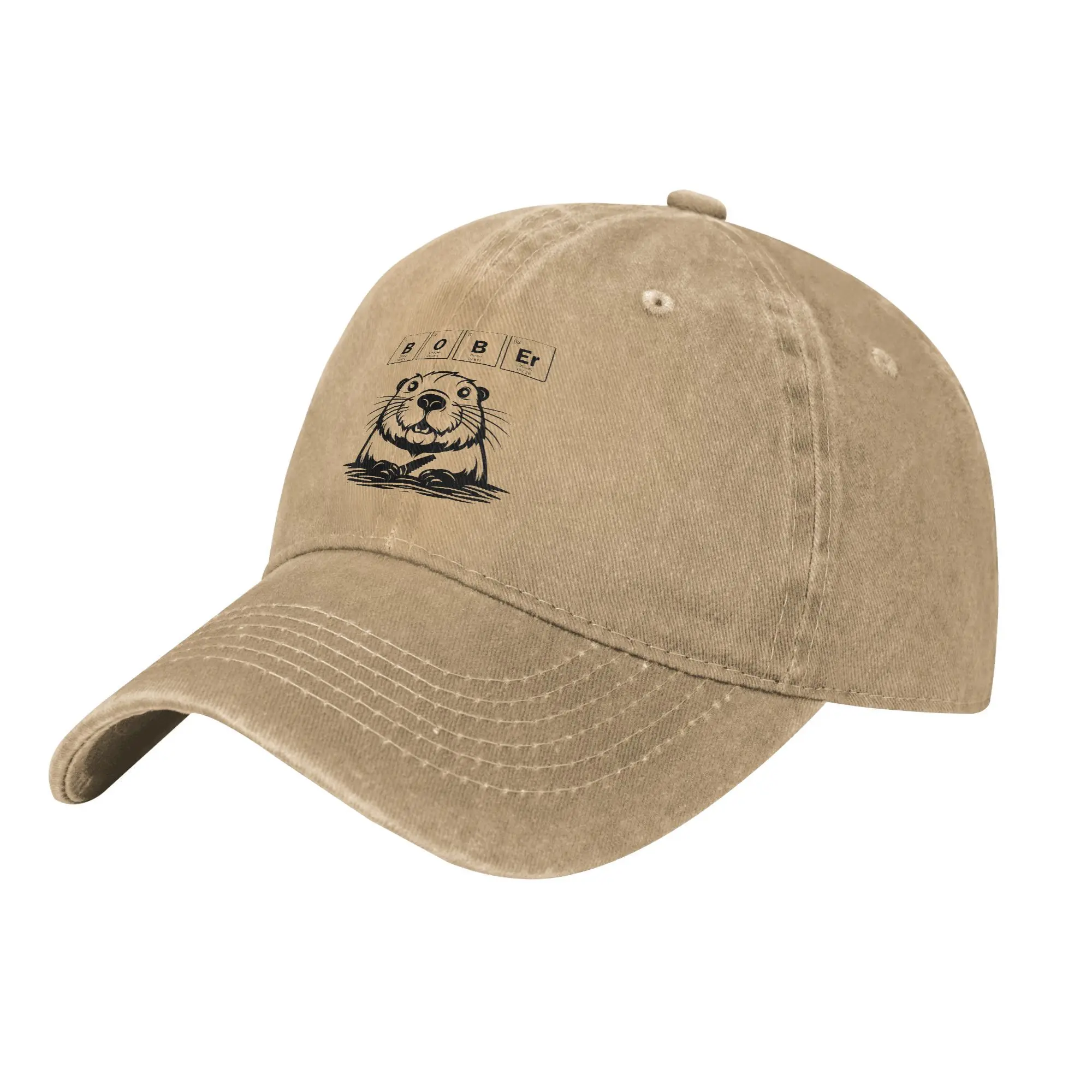 

Polish Bober Beaver Periodic Table Men Women Baseball Caps Kurwa Bobr Kurwa Distressed Washed Hats Cap Vintage Soft Snapback Cap