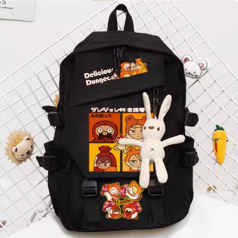 Sac à dos Anime Delicious in Dungeon pour adolescents, sac à dos étudiant, ceinture décontractée, sac à main à la mode, B1634