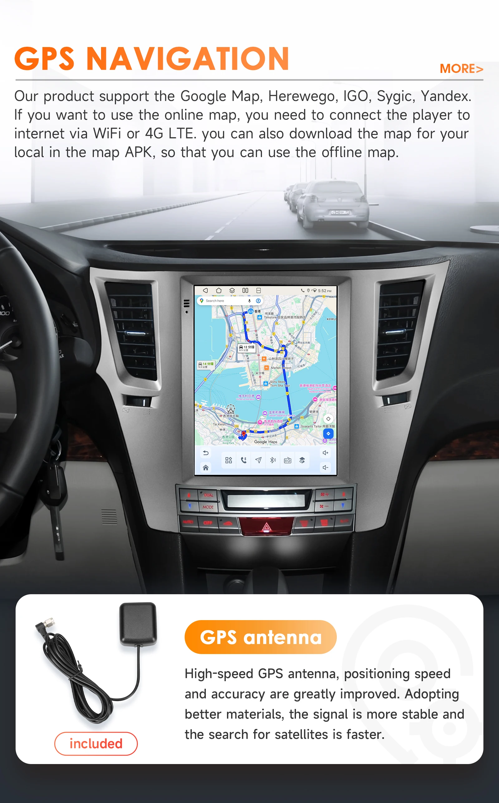 Android 14 2Din Car Radio for Subaru Outback Impreza Legacy 2009-2014 Multimedia Video Player Carplay 4G Stereo 9.7"
