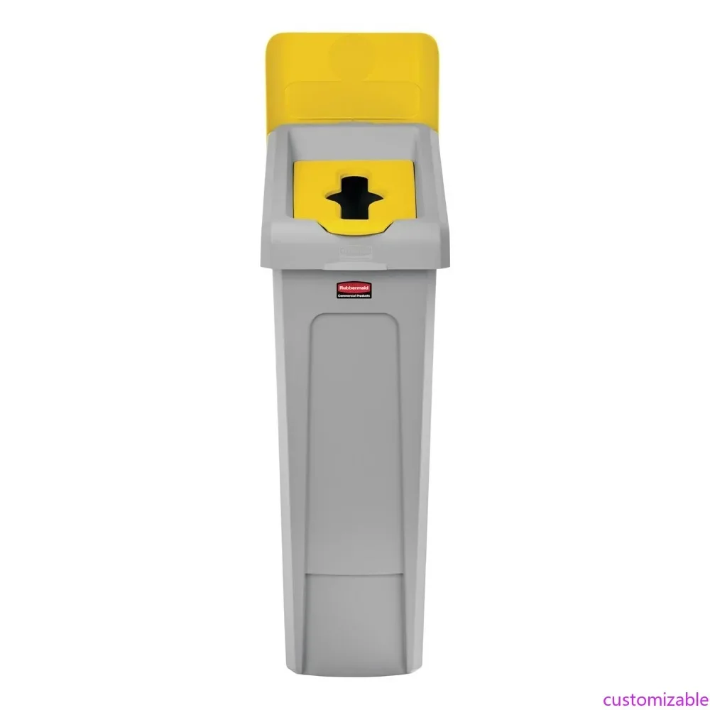 

Контейнер для переработки бутылок и банок, вместимостью 23 литра, идеально подходит для кухонь и классов.